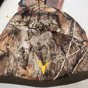 Hot Shot Trophy Gear Realtree Edge Men's Fleece Camo Beanie Heat Factor3 Coldest